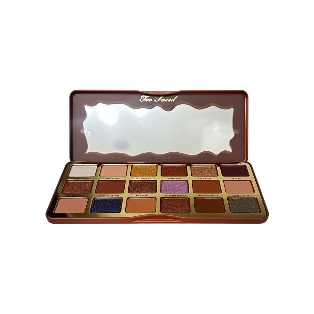 TOO FACED Better Than Chocolate Eyeshadow Palette Neutral Multicolor $54 MSRP - Picture 10 of 11